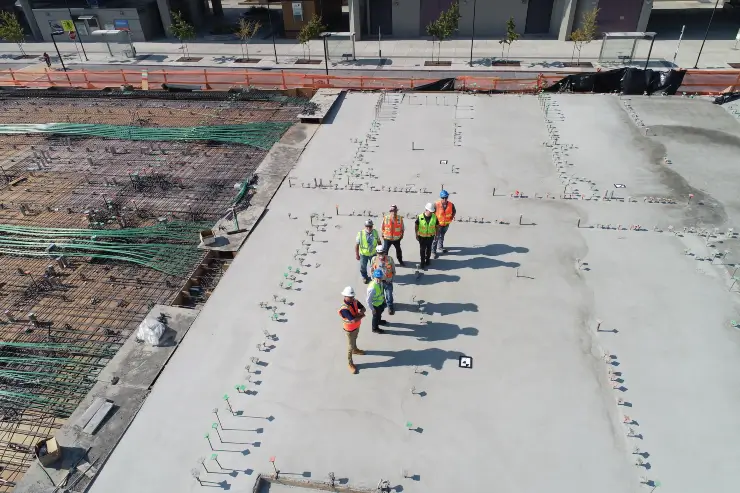 workers on constrution site